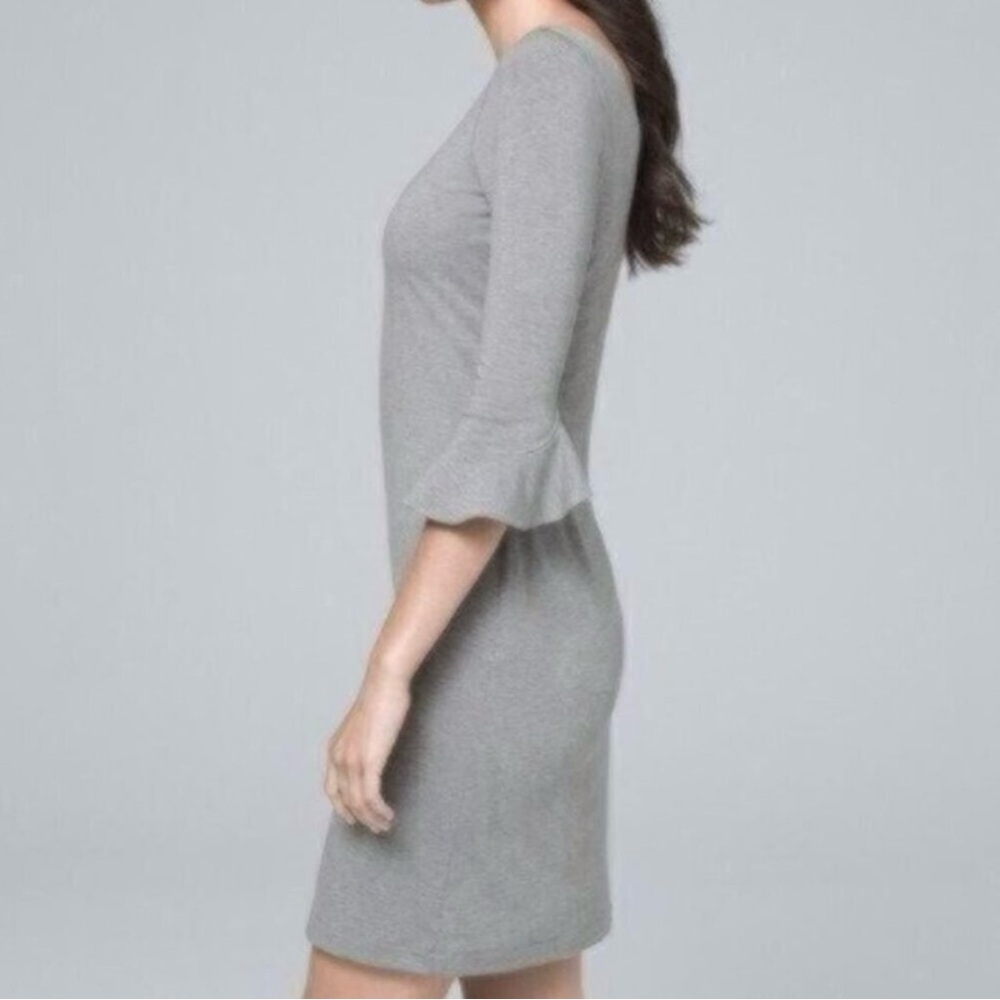 NWOT White House Black Market Tiered-Sleeve Knit Shift Dress